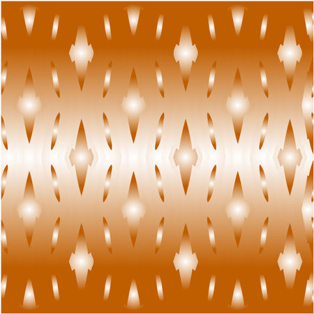 Geometric vector pattern with yellow and white gradient. simple ornament for wallpapers and backgrounds.のイラスト素材