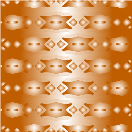 Geometric vector pattern with yellow and white gradient. simple ornament for wallpapers and backgrounds.のイラスト素材