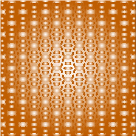 Geometric vector pattern with yellow and white gradient. simple ornament for wallpapers and backgrounds.のイラスト素材