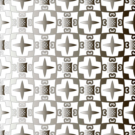 Pattern with a black-and-white gradient. Abstract metallic backgroundのイラスト素材