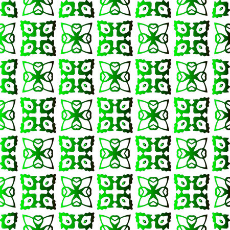 Geometric vector pattern with black and green gradient. simple ornament for wallpapers and backgrounds.のイラスト素材