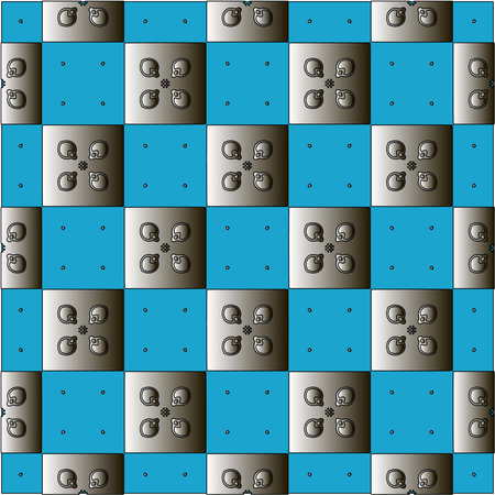 Pattern with a black-and-white gradient. Abstract metallic backgroundのイラスト素材