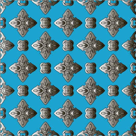 Pattern with a black-and-white gradient. Abstract metallic backgroundのイラスト素材