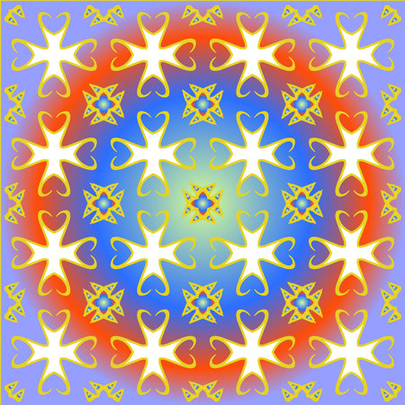 abstract background with colorful patterns. ornament for wallpapers and backgrounds.のイラスト素材