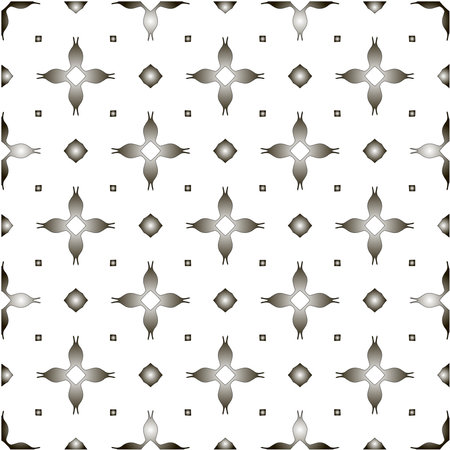Pattern with a black-and-white gradient. Abstract metallic backgroundのイラスト素材