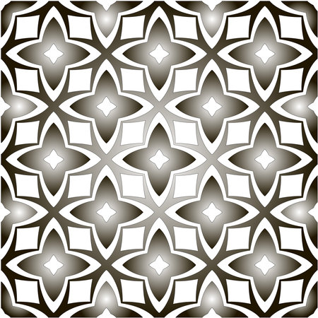 Pattern with a black-and-white gradient. Abstract metallic backgroundのイラスト素材