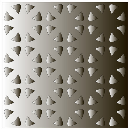 Pattern with a black-and-white gradient. Abstract metallic backgroundのイラスト素材