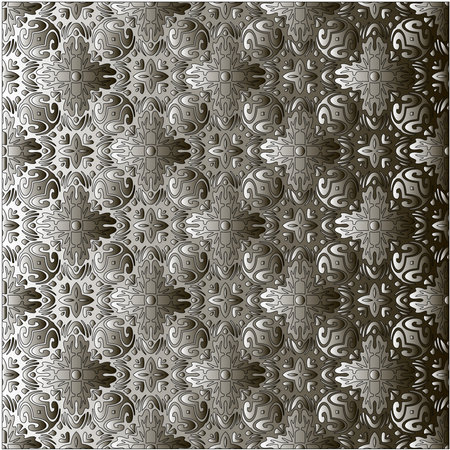 Pattern with a black-and-white gradient. Abstract metallic background