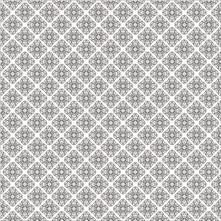 Vector geometric pattern. Repeating elements stylish background abstract ornament for wallpapers and backgrounds. Black and white colors. big texture.のイラスト素材