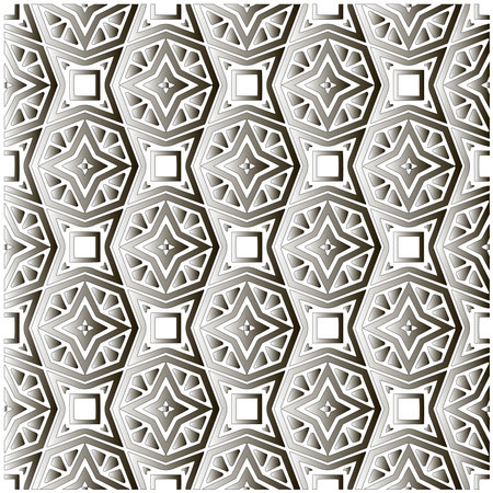 Silver metallic gradient with repeat Pattern. Abstract metallic backgroundのイラスト素材