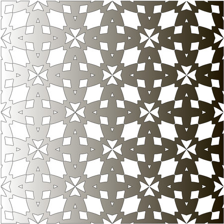Silver metallic gradient with repeat Pattern .Abstract metallic background.のイラスト素材