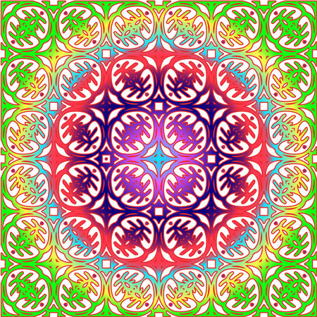 abstract background with colorful patterns. ornament for wallpapers and backgroundsのイラスト素材