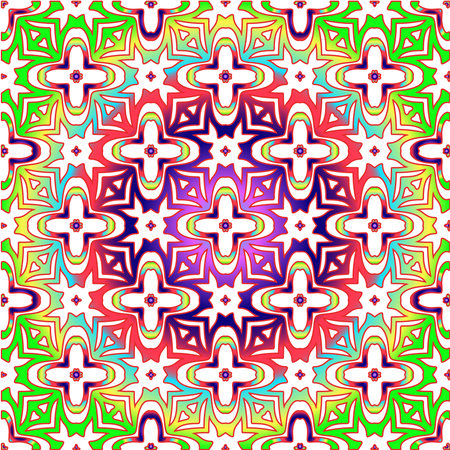 abstract background with colorful patterns. ornament for wallpapers and backgroundsのイラスト素材