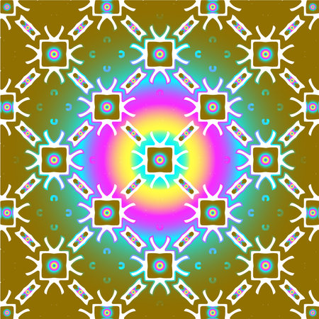 abstract background with colorful patterns. ornament for wallpapers and backgrounds.のイラスト素材