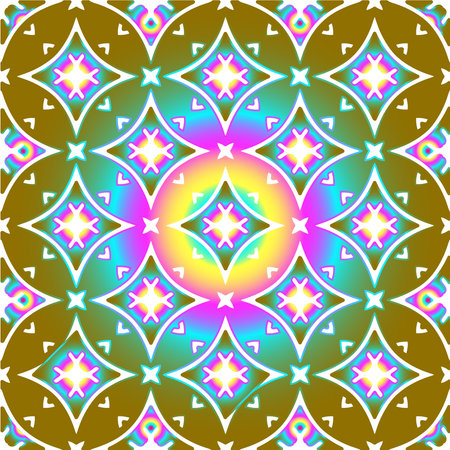 abstract background with colorful patterns. ornament for wallpapers and backgrounds.のイラスト素材