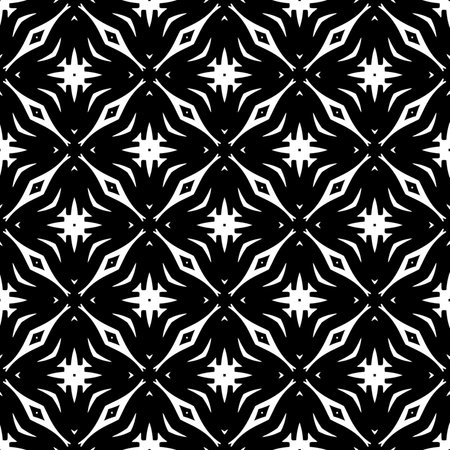 Seamless vector pattern in geometric ornamental style.のイラスト素材