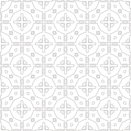 Vector geometric pattern. Repeating elements stylish background abstract ornament for wallpapers andのイラスト素材