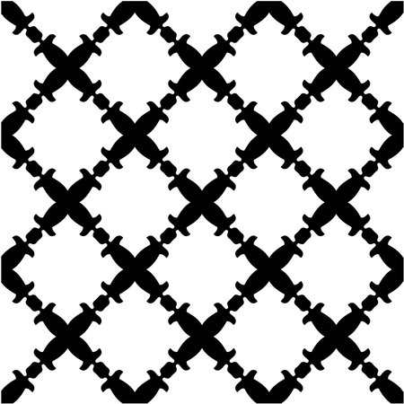 Seamless vector pattern in geometric ornamental style.のイラスト素材