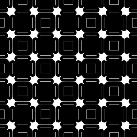 Seamless vector pattern in geometric ornamental style.のイラスト素材