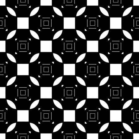 Seamless vector pattern in geometric ornamental style.のイラスト素材