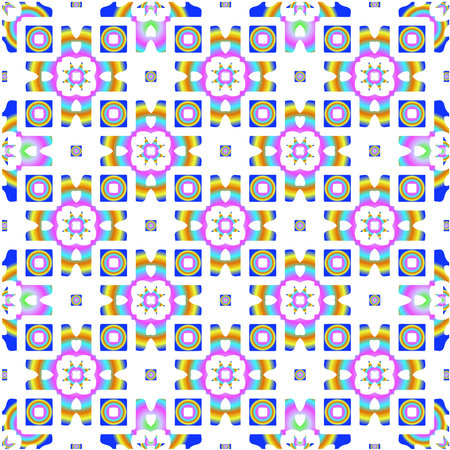 abstract background with colorful patterns. ornament for wallpapers and backgrounds.festive patternのイラスト素材