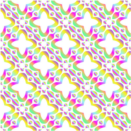 abstract background with colorful patterns. ornament for wallpapers and backgrounds.festive pattern.のイラスト素材