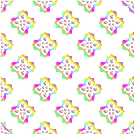abstract background with colorful patterns. ornament for wallpapers and backgrounds.festive pattern.のイラスト素材