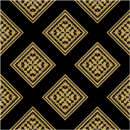 Seamless pattern with multicolored shapes.のイラスト素材