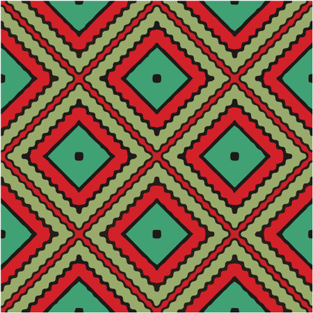 Seamless pattern with multicolored shapes.