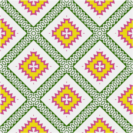 Seamless pattern with multicolored shapes.のイラスト素材