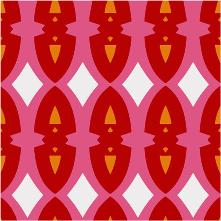 Seamless pattern with multicolored shapes.のイラスト素材