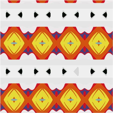 Seamless pattern with multicolored shapes.のイラスト素材