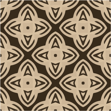 Seamless pattern with multicolored shapes.のイラスト素材