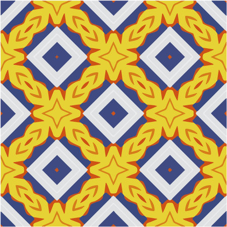 Seamless pattern with multicolored shapes.のイラスト素材