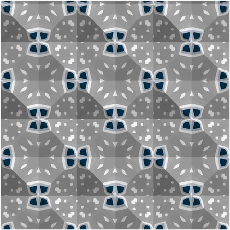 abstract drawing on uneven fabric or paper. seamless background with repeating symmetrical patterns.