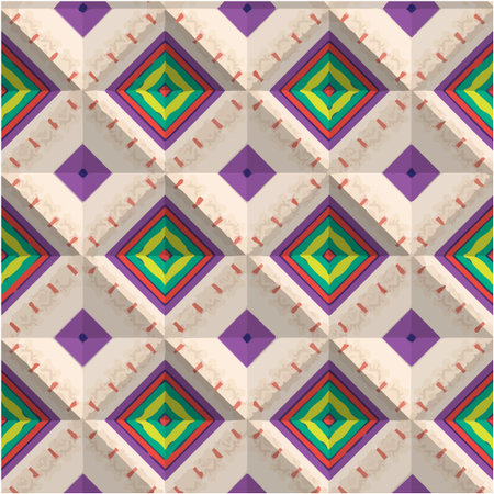 abstract drawing on uneven fabric or paper. seamless background with repeating symmetrical patterns.