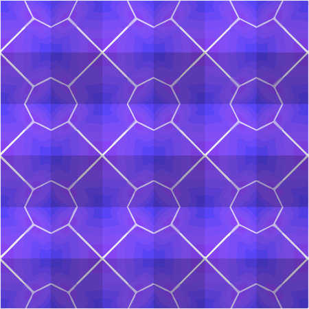 abstract drawing on uneven fabric or paper. seamless background with repeating symmetrical patterns.のイラスト素材