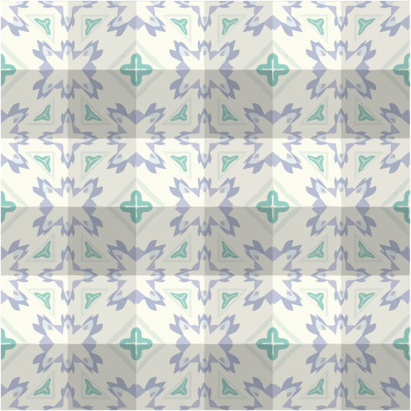 abstract drawing on uneven fabric or paper. seamless background with repeating symmetrical patterns.