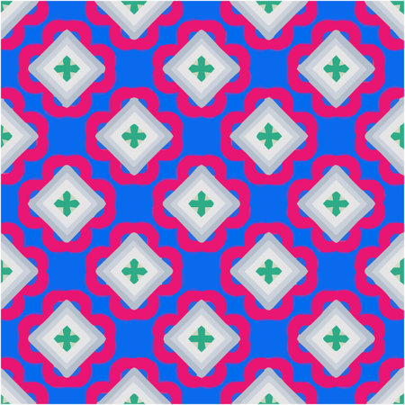 Seamless pattern with multicolored shapes.