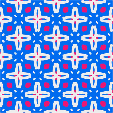 Seamless pattern with multicolored shapes.