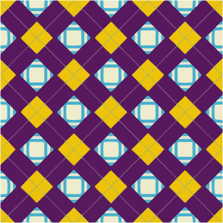 Seamless pattern with multicolored shapes.のイラスト素材