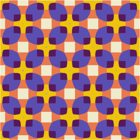 Seamless pattern with multicolored shapes.