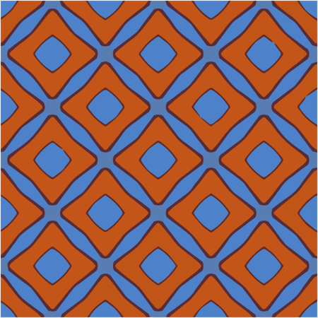 Seamless pattern with multicolored shapes.のイラスト素材