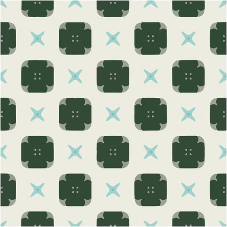 Seamless pattern with multicolored shapes.