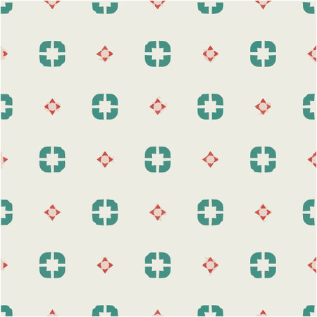 Seamless pattern with multicolored shapes.のイラスト素材