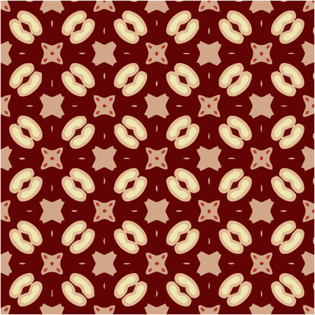 Seamless pattern with multicolored shapesのイラスト素材