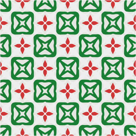 Seamless pattern with multicolored shapesのイラスト素材