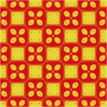 Seamless pattern with multicolored shapesのイラスト素材