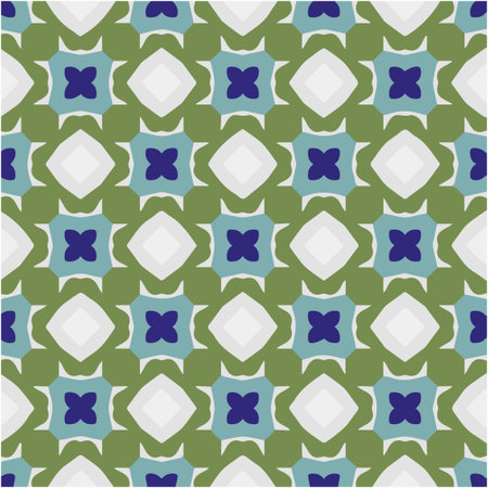 Seamless pattern with multicolored shapesのイラスト素材