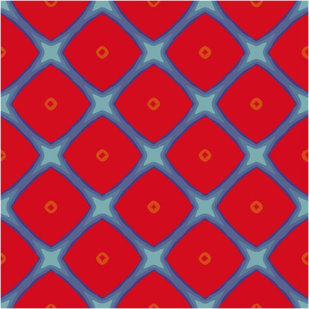 Seamless pattern with multicolored shapes